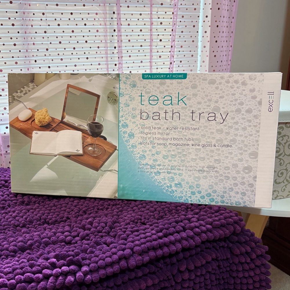 Brown Wood Luxury Spa Tray